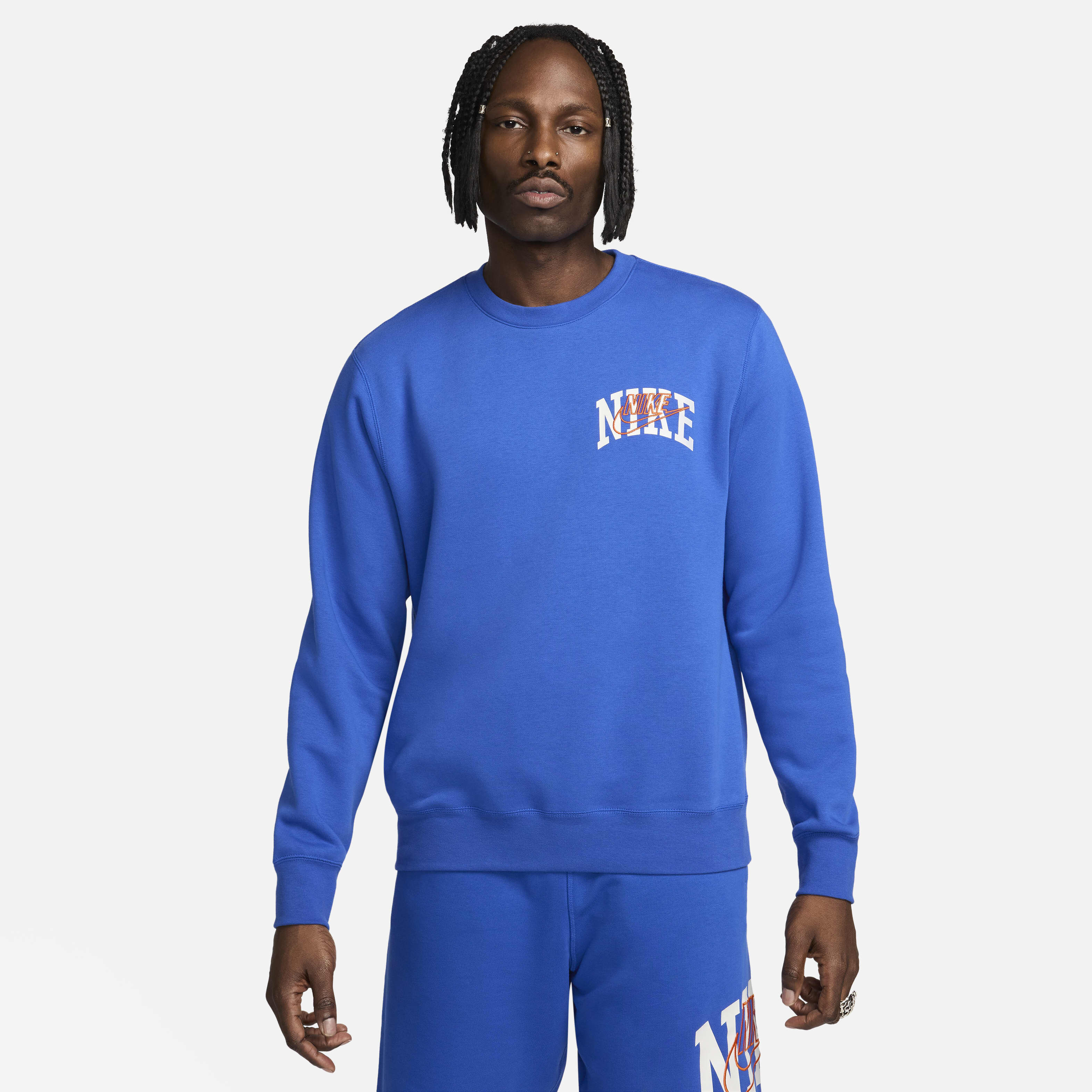 Nike long sweatshirt best sale