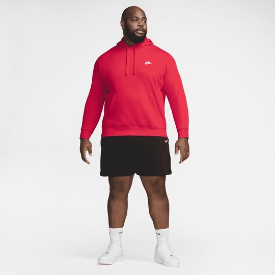 Shop Sportswear Club Fleece Pullover Hoodie Nike UAE