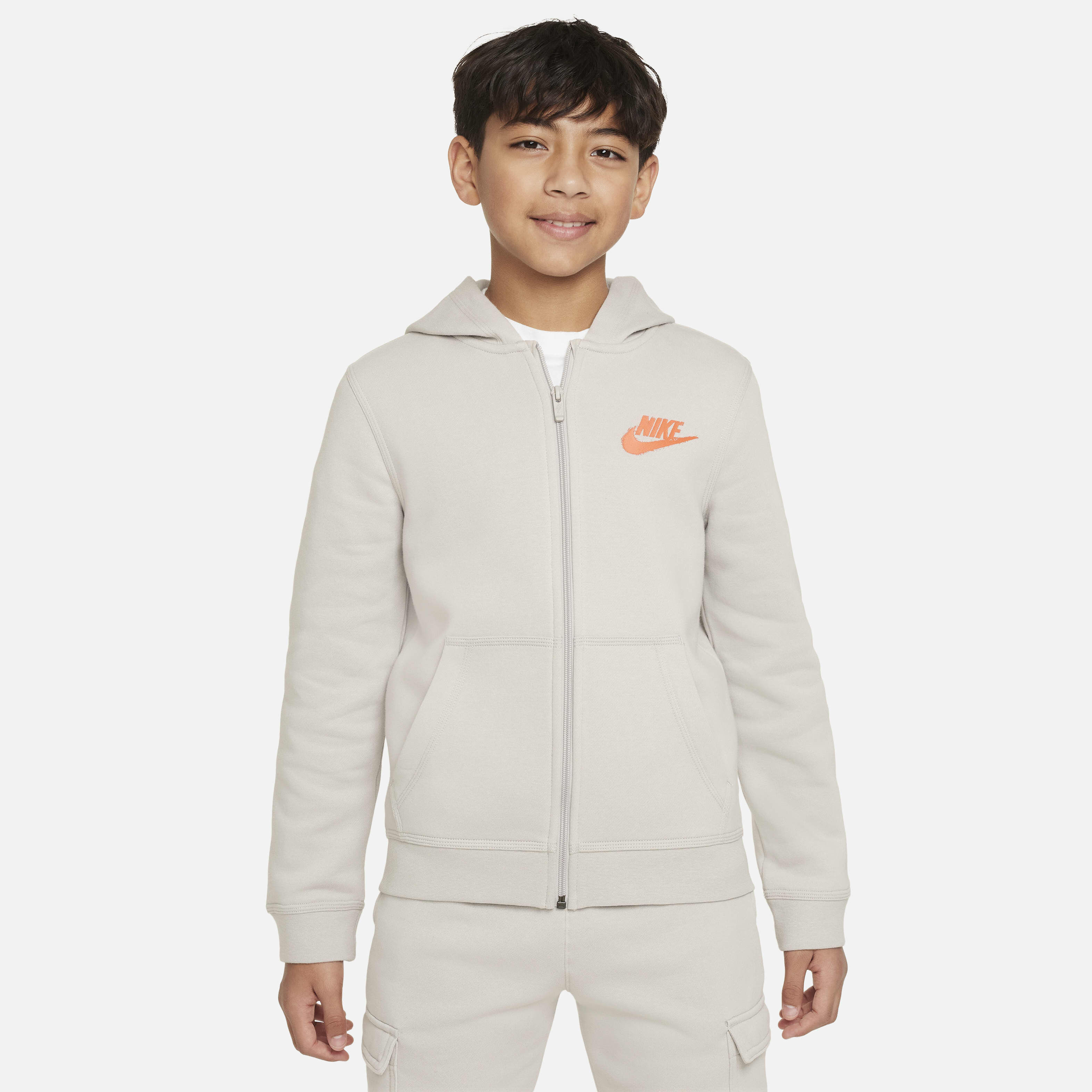 Buy Nike Sportswear Older Kids Boys Fleece Full Zip Graphic Hoodie Nike UAE Official