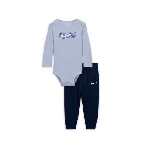 Tracksuits-Nike, Nike Play For All, Baby (12-24M) Long Sleeve Bodysuit and Pants Set