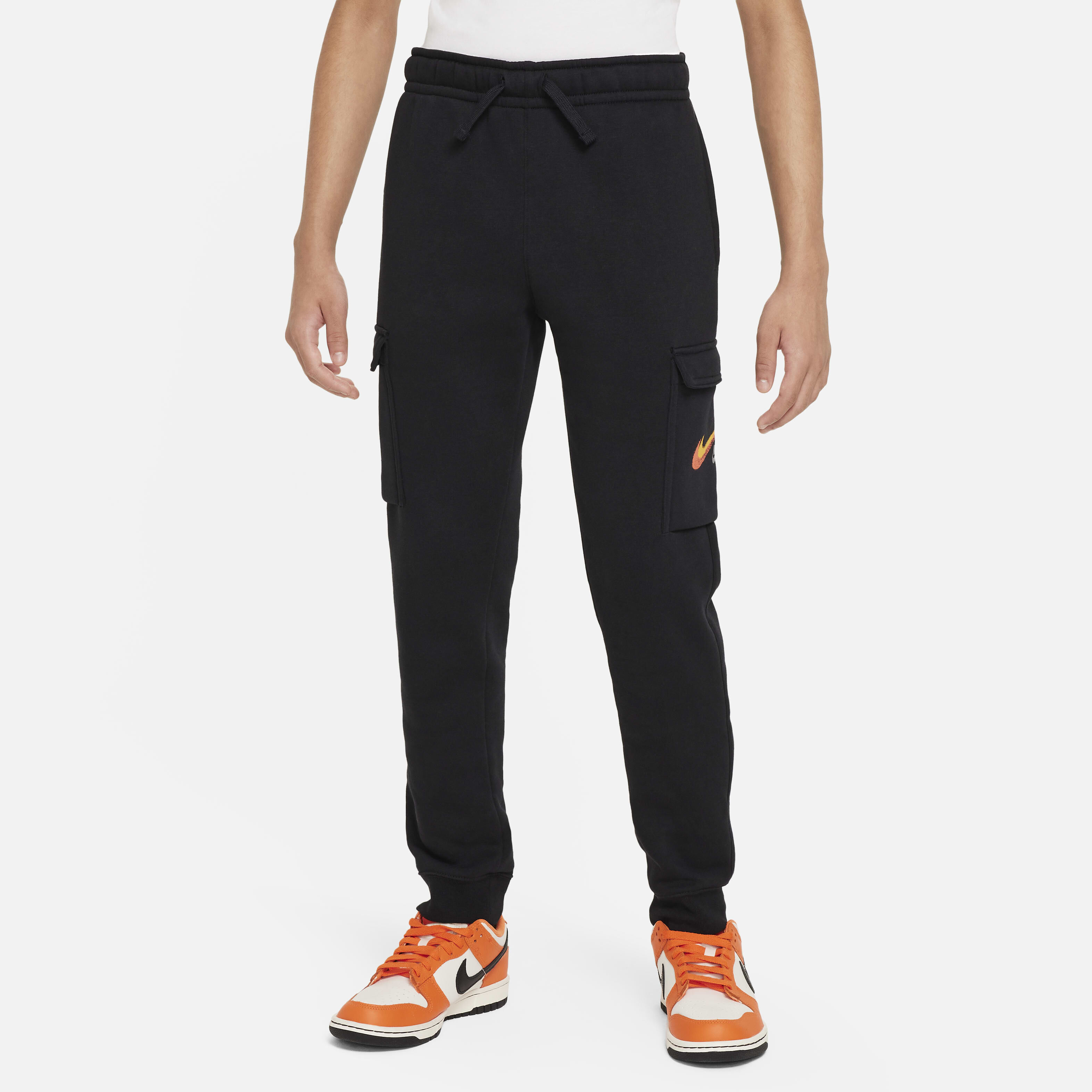 Buy Nike Sportswear Older Kids Boys Fleece Graphic Cargo Trousers Nike UAE Official