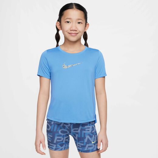 تخفيضات قمصان بطبعات للأطفال-نايكي, نايكي ون كلاسيك, تيشيرت دراي-فت للأطفال الكبار (للبنات)