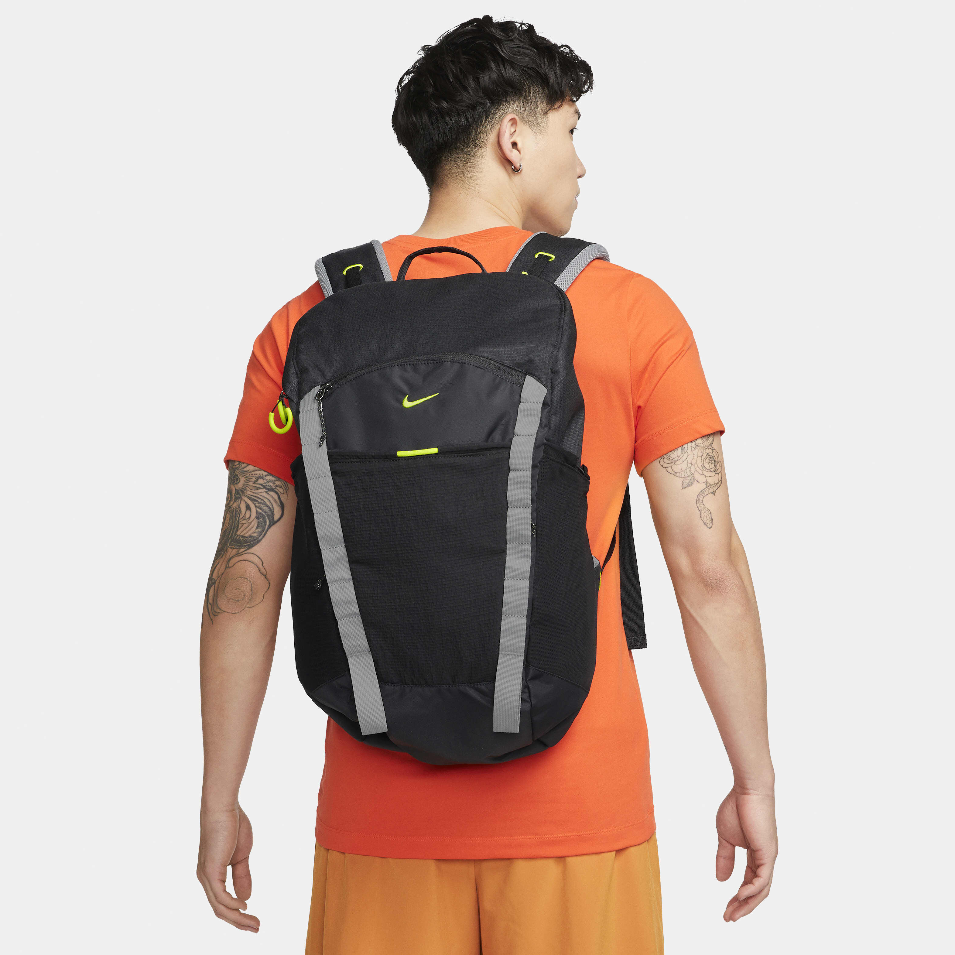 Buy Nike Hike Backpack 27L Black Particle Grey Atomic Green Nike UAE Official