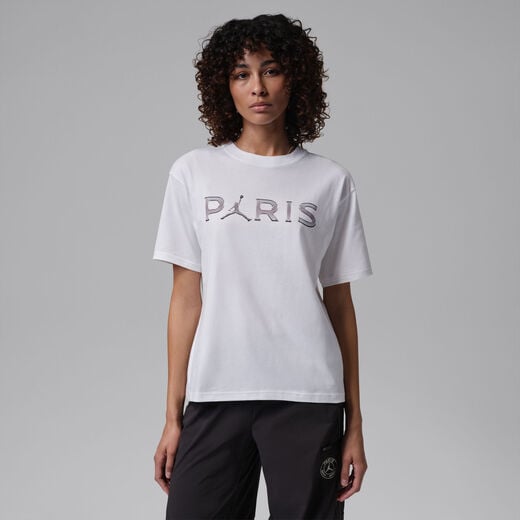 New In-JRDN, Paris Saint-Germain, Women's Graphic Girlfriend T-Shirt
