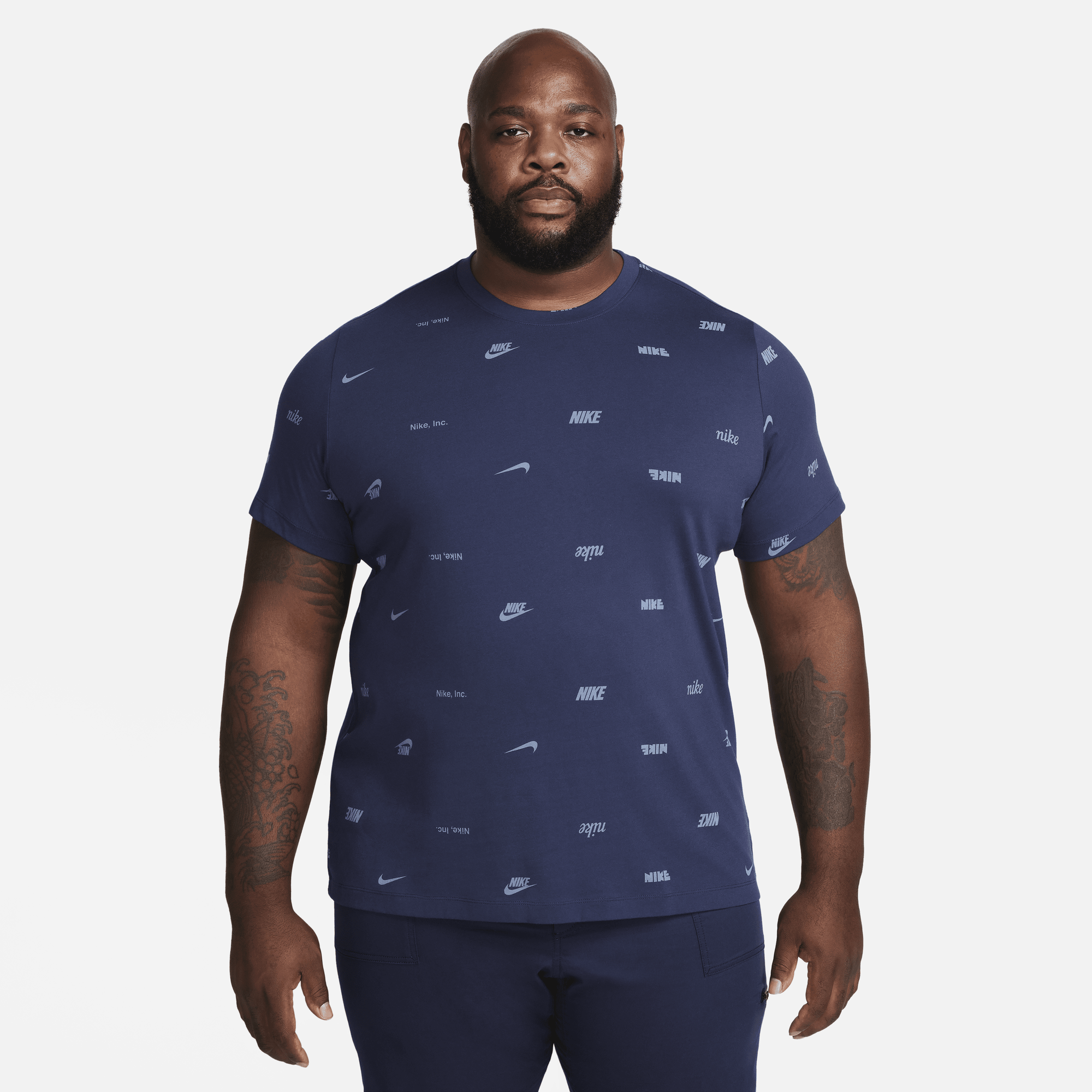 Shop Club Men s All over Print T Shirt Nike UAE