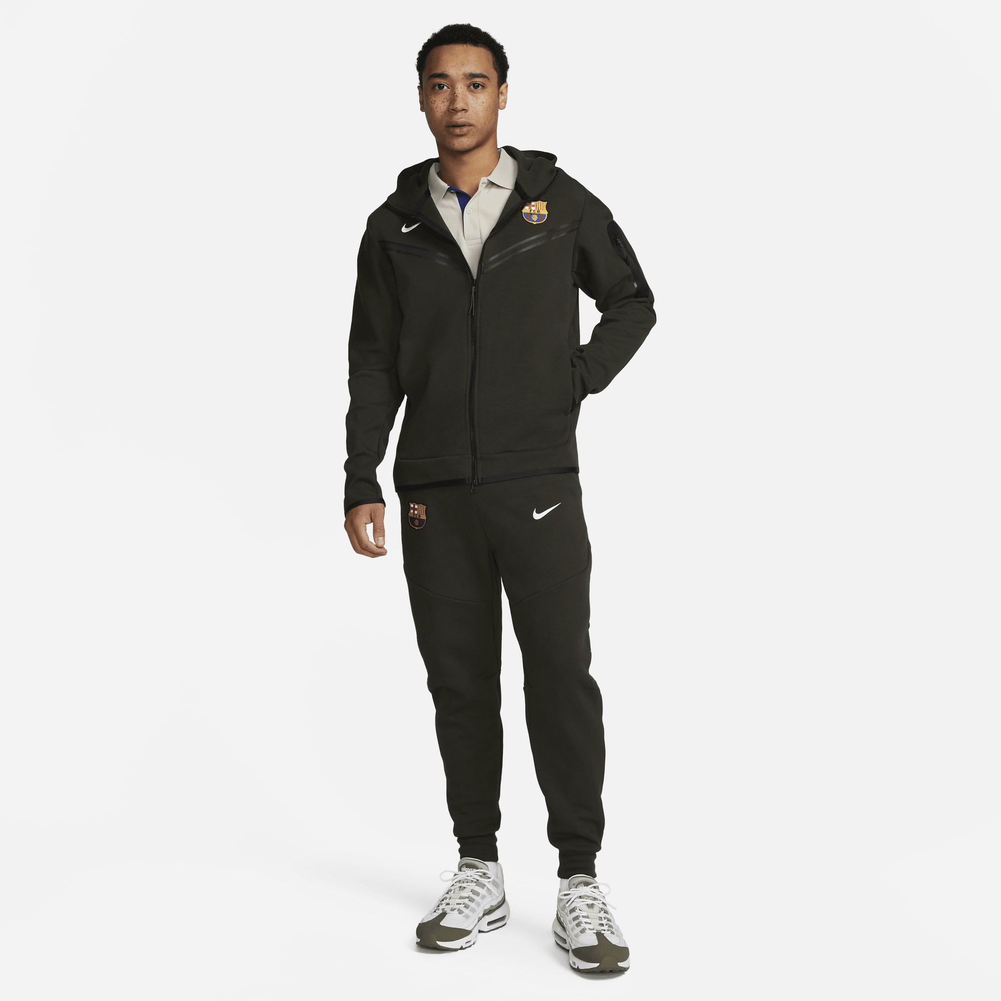 Barca top hoodie nike