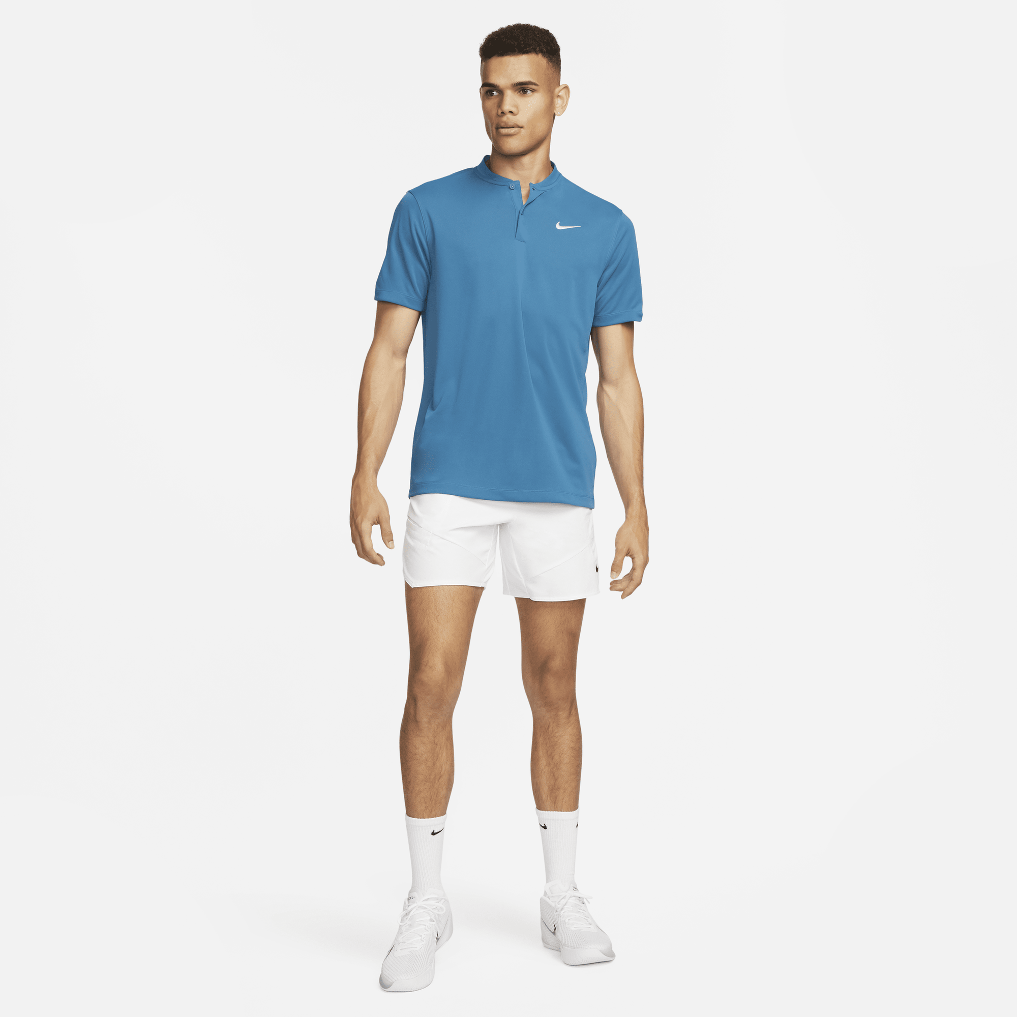 Nike men s nikecourt dry blade deals tennis polo