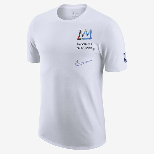 T-Shirts & Tops-Nike, Brooklyn Nets Courtside City Edition, Men's Nike Max90 NBA T-Shirt