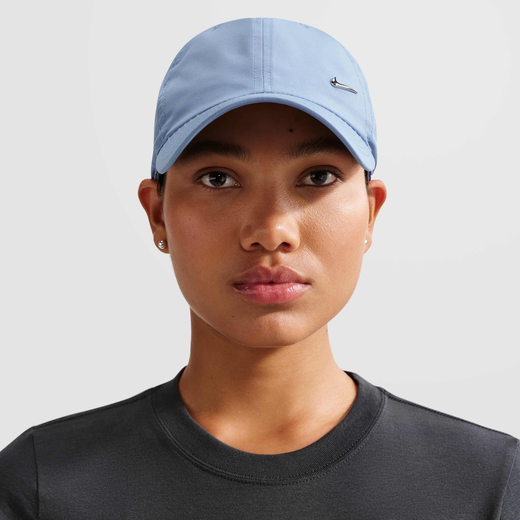 Hats, Visors & Headbands-Nike, Nike Dri-FIT Club, Unstructured Metal Swoosh Cap