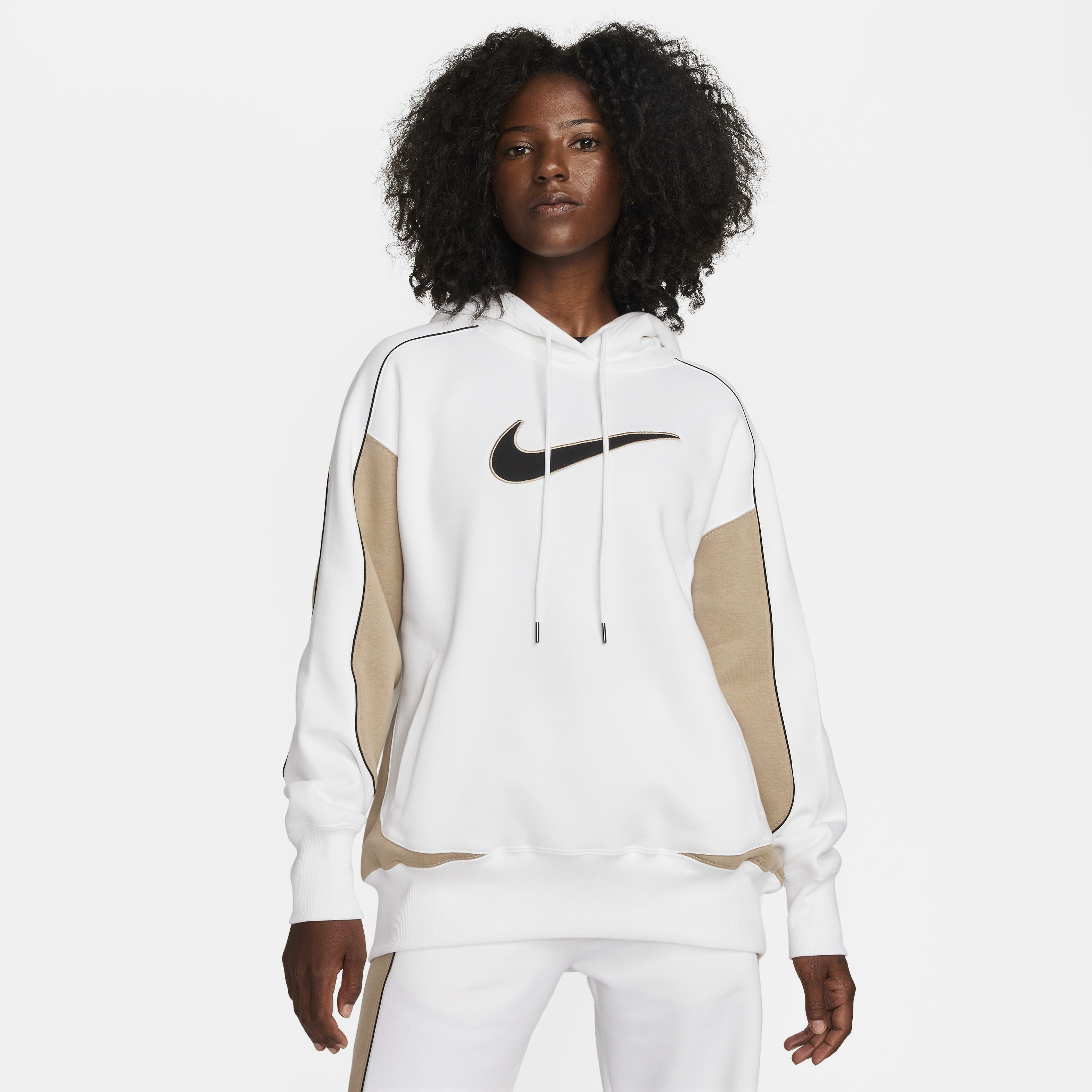 Buy Nike Sportswear Women s Oversized Fleece Pullover Hoodie Nike UAE Official