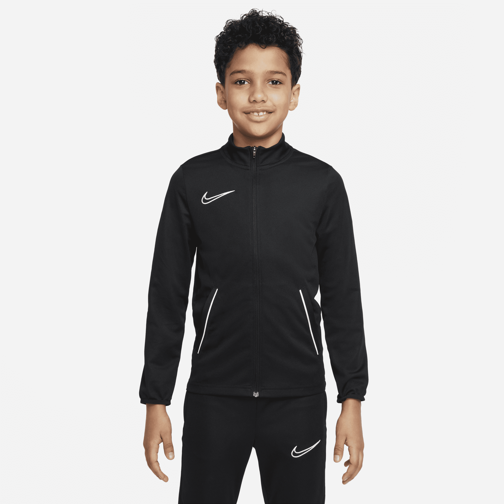 Shop Dri FIT Academy Older Kids Knit Football Tracksuit Nike UAE