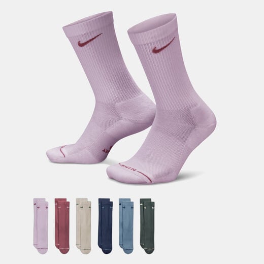Men's Socks-Nike, Nike Everyday Elevated, Crew Socks (6 Pairs)