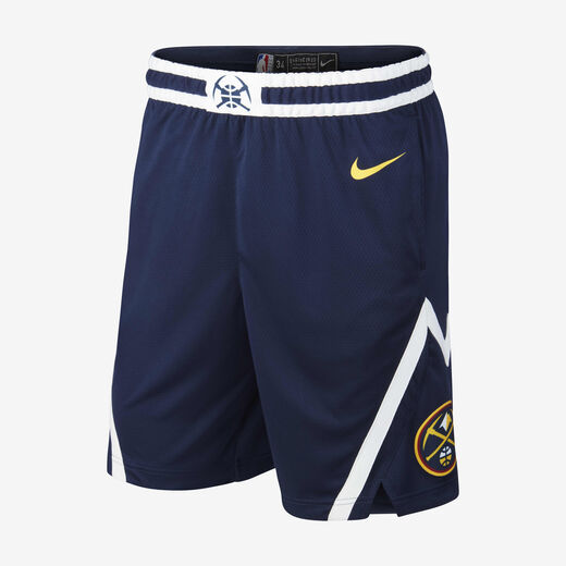 Shorts-Nike, Denver Nuggets Icon Edition, Men's Nike NBA Swingman Shorts