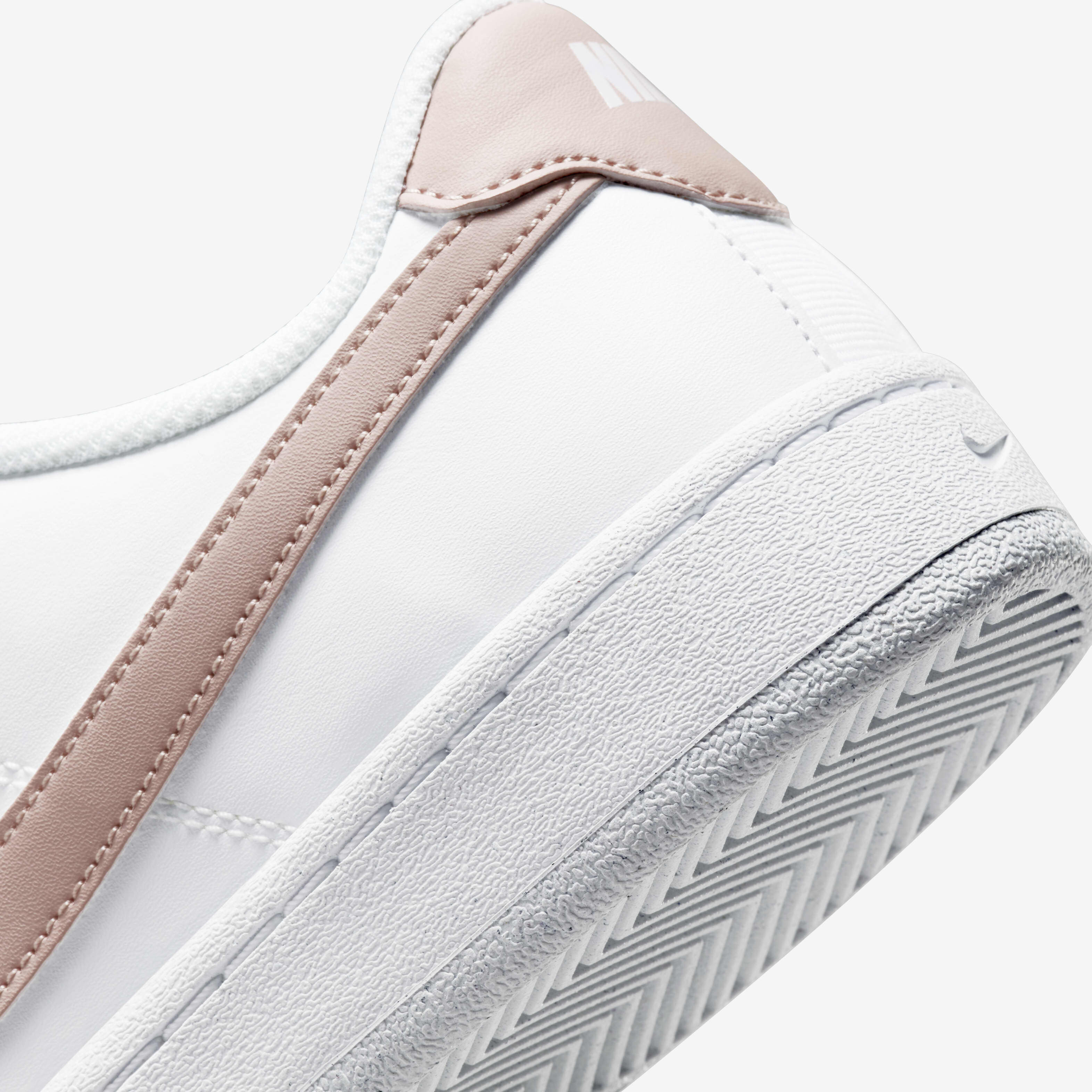 Nike court royale pink and white top