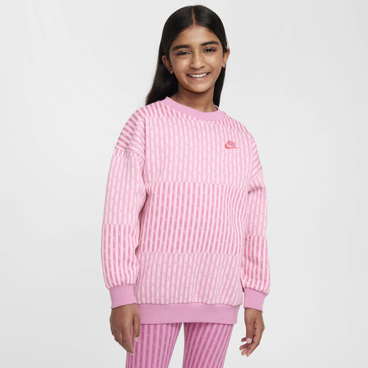 Kids' Hoodies & Sweatshirts Sale-Nike, Nike Sportswear Club Fleece, Older Kids' (Girls') Oversized Sweatshirt