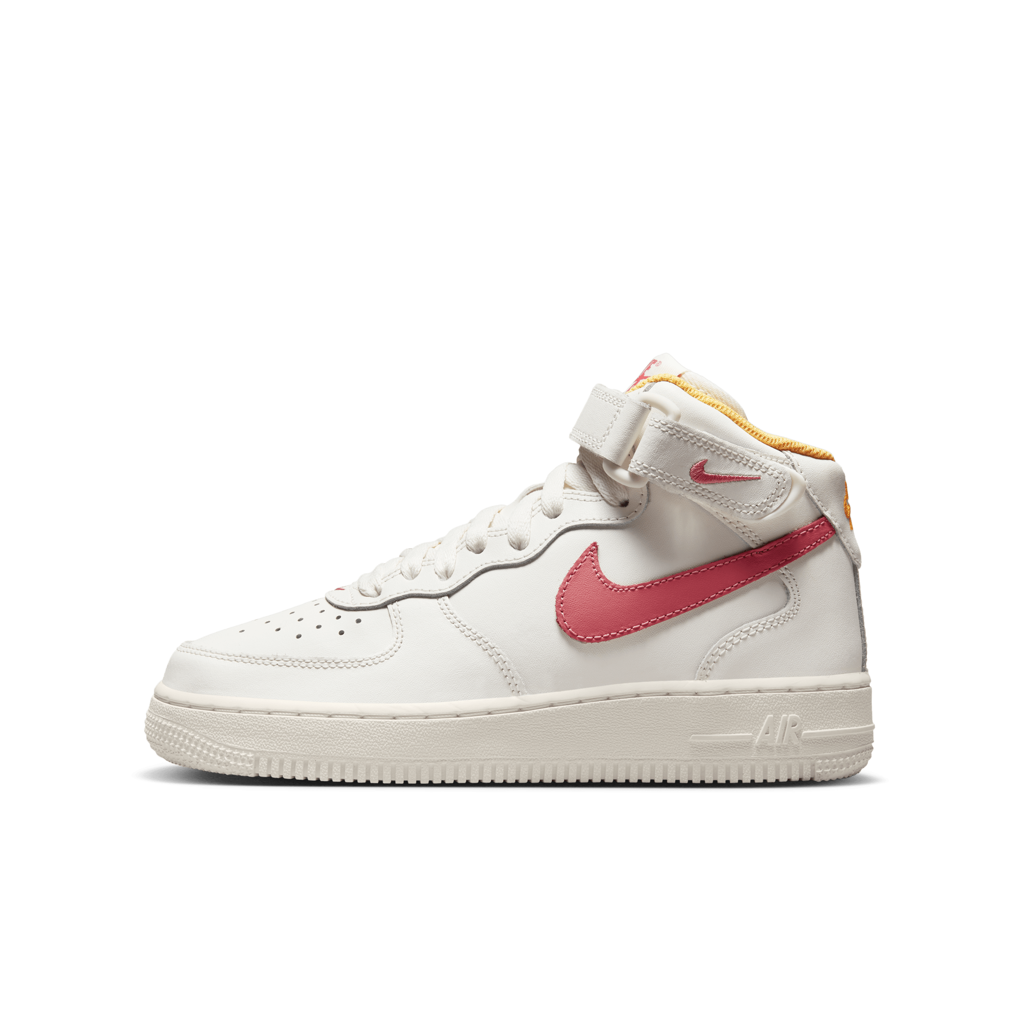 Nike air force 1 mid sail university red shop