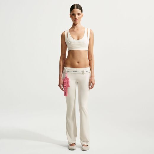 Ivory-Nike, NikeSKIMS Airy, Women's Straight Leg Trousers