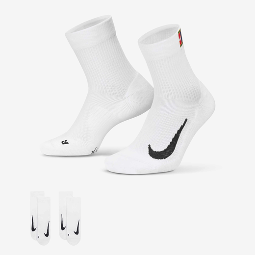 Socks-Nike, NikeCourt Multiplier Max, Tennis Ankle Socks (2 Pairs)