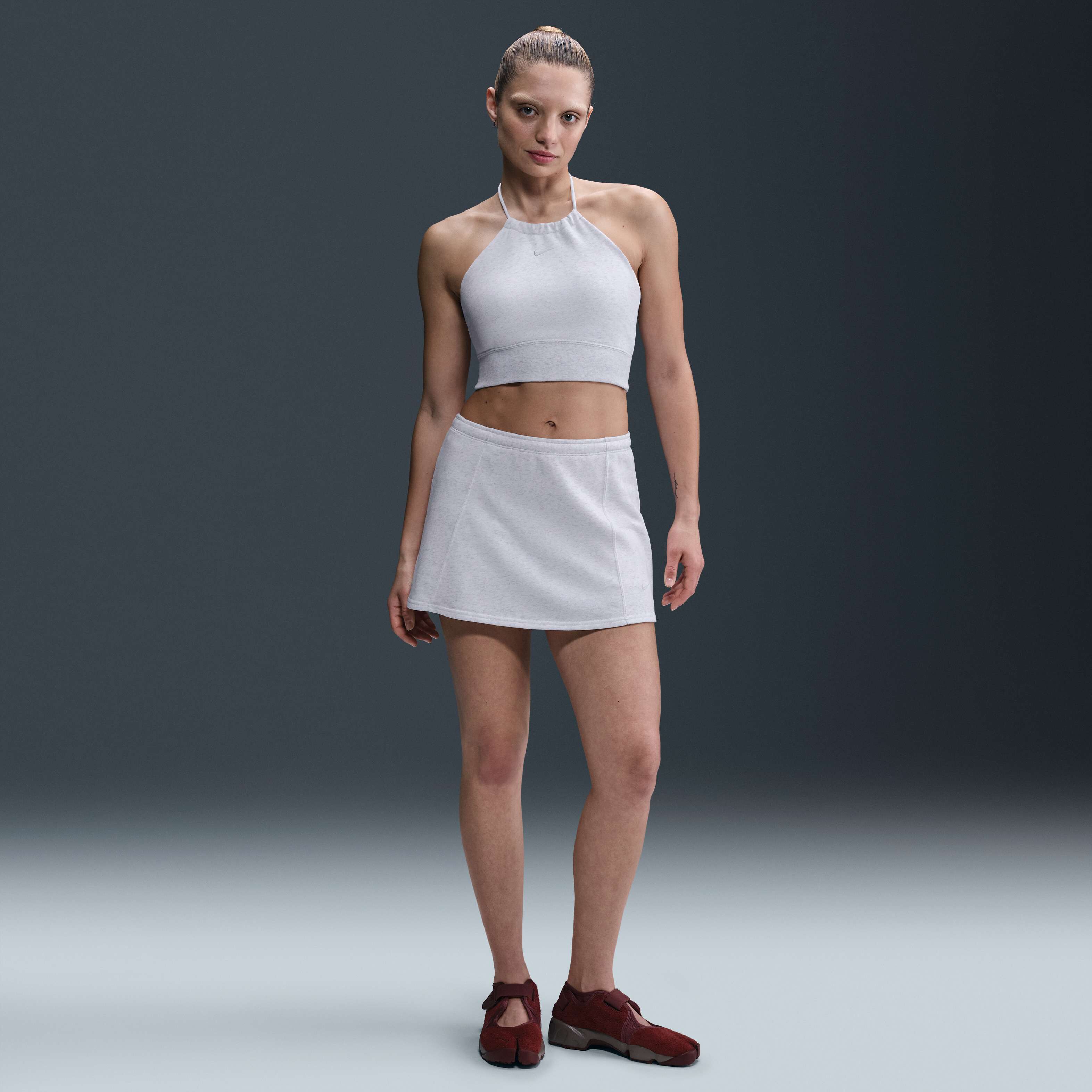 ★Nike★ Sportswear Chil Terry Mid-Rise French Terry Mini Sk Nike Sportswear Chill Terry Women's Mid-Rise French Terry