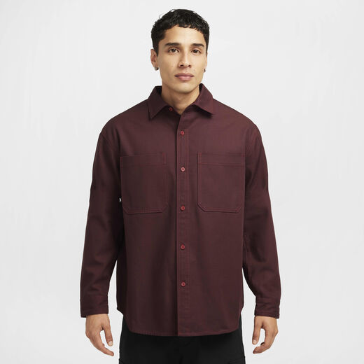 Skateboarding Tops & T-Shirts-Nike, Nike SB, Long-Sleeve Woven Skate Top