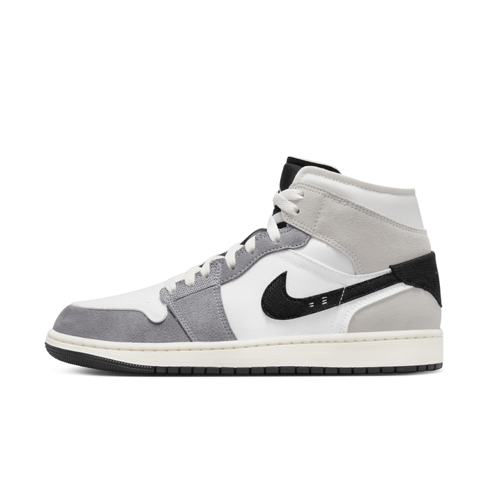 Nike jordan deals 1 mid grey