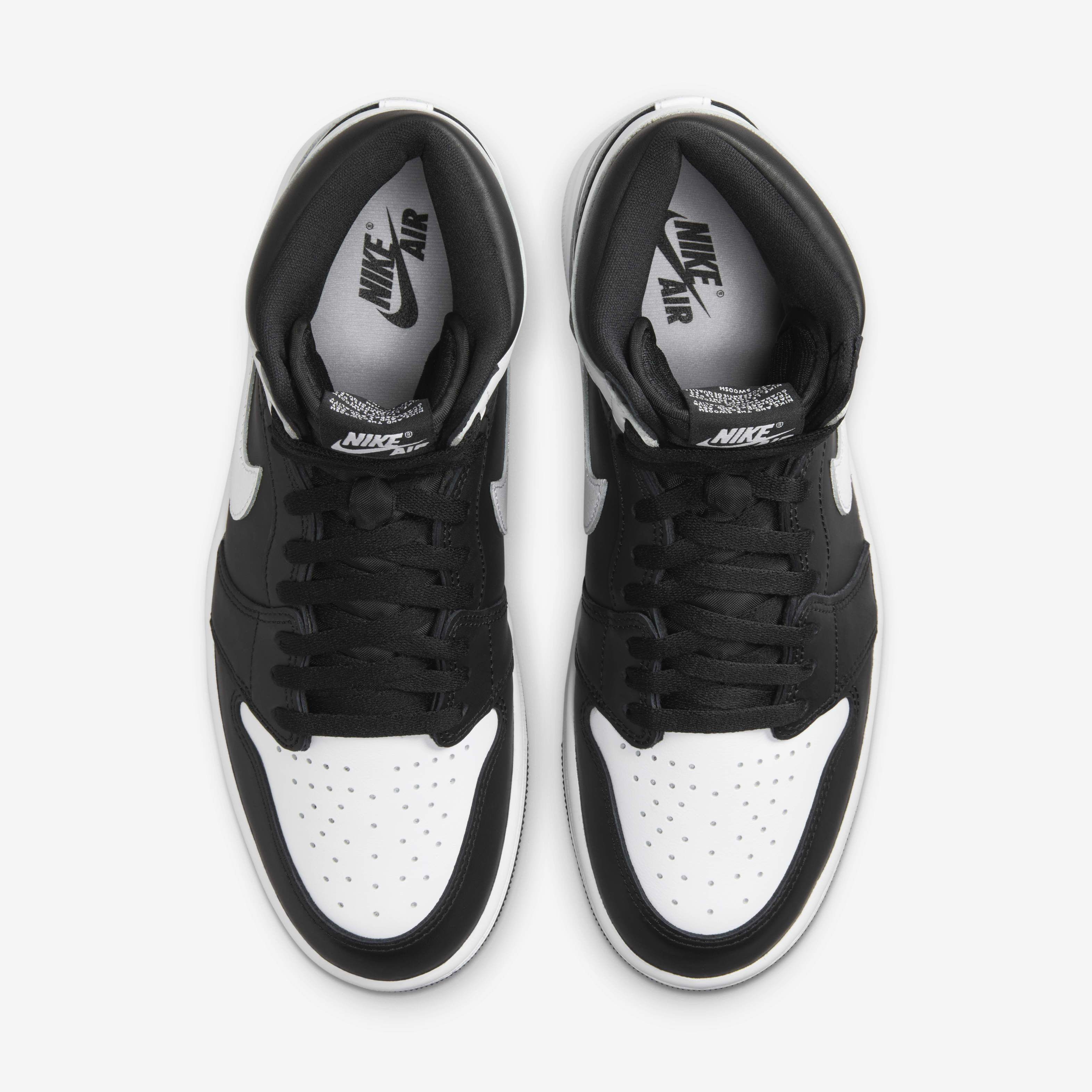 Air jordan 1 high white black top
