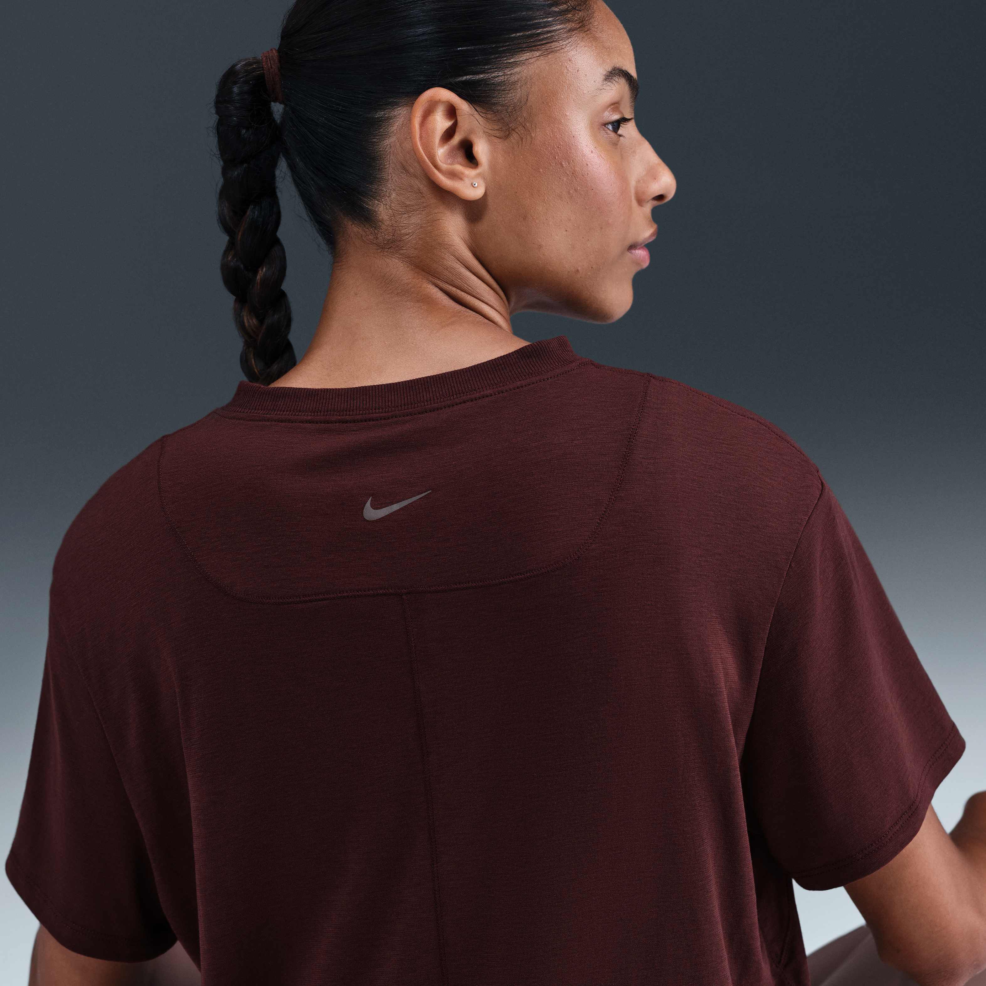 ナイキ Nike オンe クラシック Dri-fit Short-sleeve Top レディース シャツ トップス Burgundy Crush Buy Nike One Relaxed Women's Dri-FIT Short-Sleeve Top