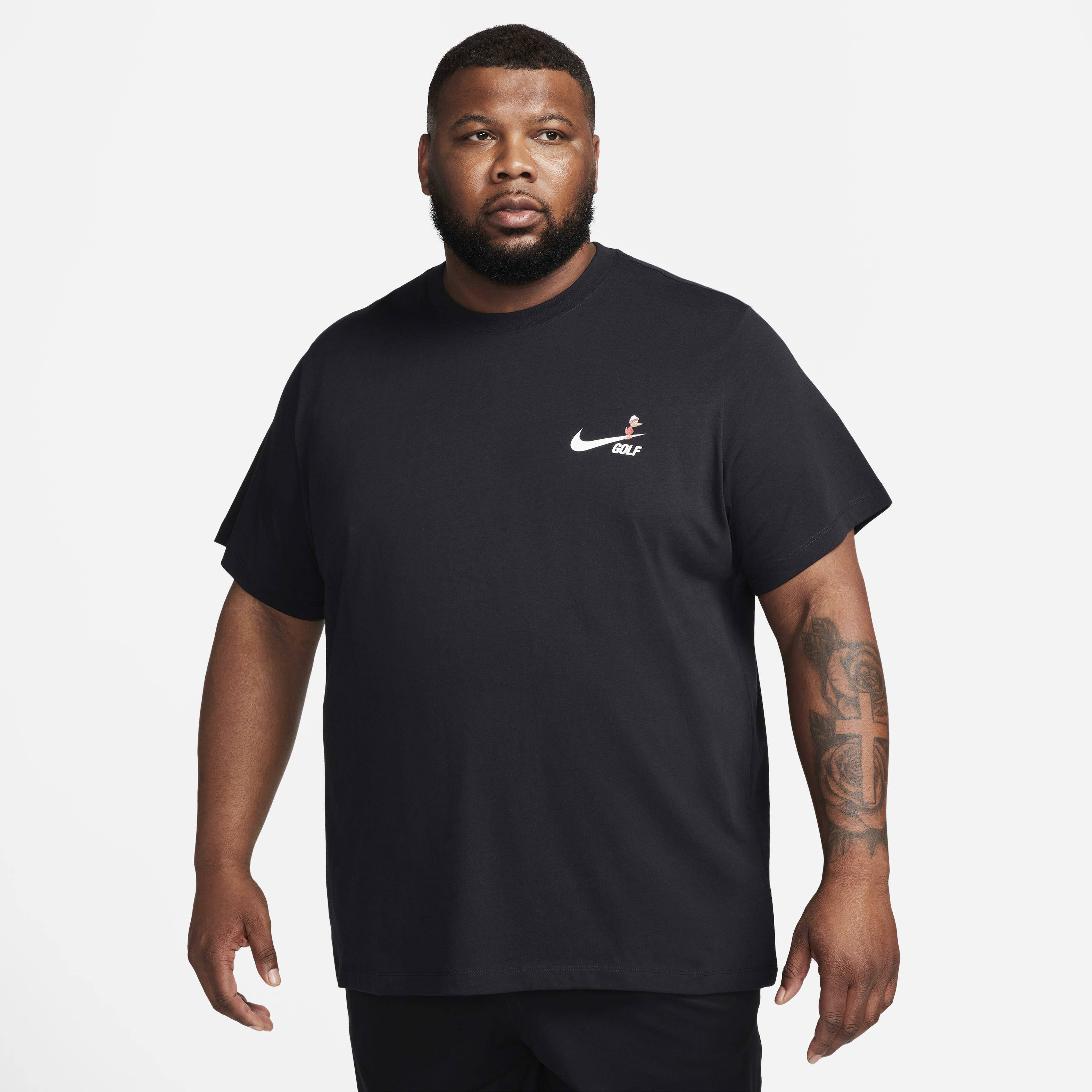 Buy Nike Men s Swoosh Golf T Shirt Black Nike UAE Official