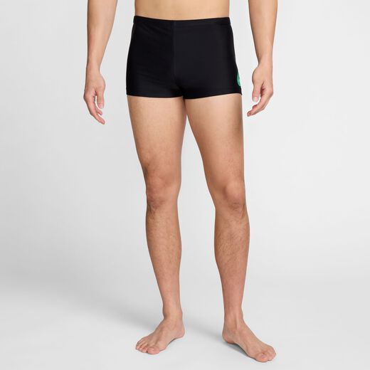 Buy Nike Swim Men s Square Leg Swimsuit Black Green Shock Green Shock Nike UAE Official