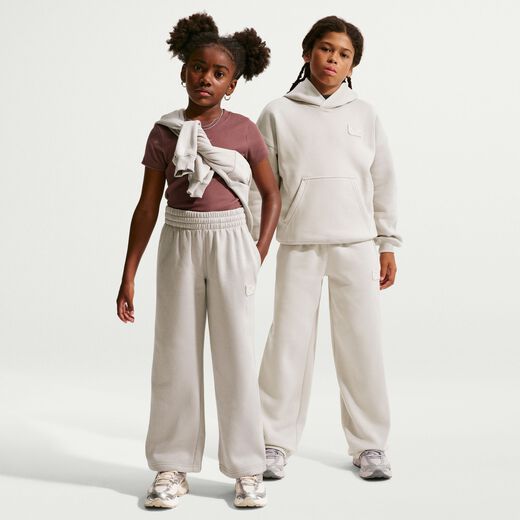 New In Kids' Clothing-Nike, Nike Sportswear Club Fleece, Big Kids' Fleece Open-Hem Pants