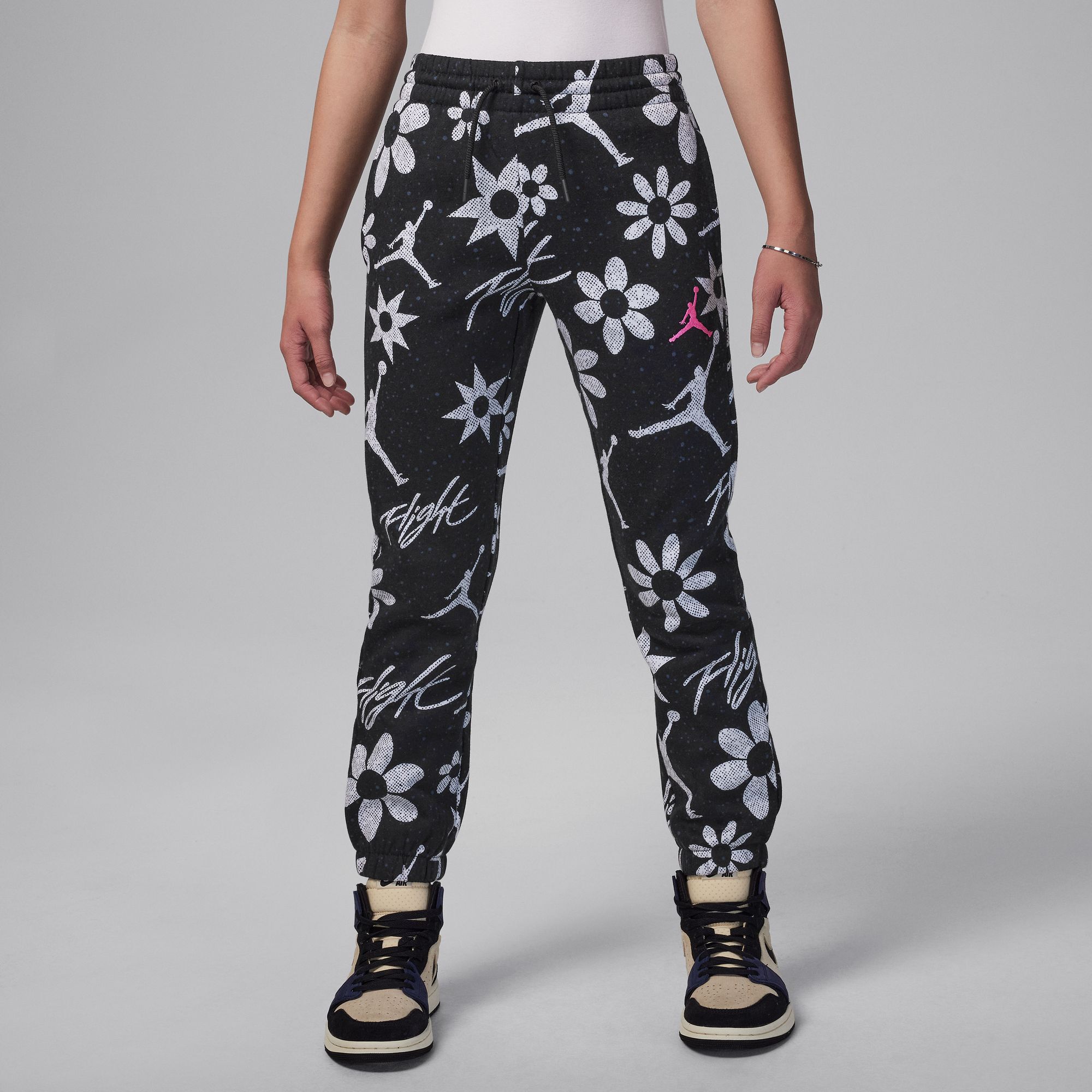 新品◎ FISH&KIDS FLOWERS PATCHWORK JOGGERS Buy Jordan Floral Flight Big Kids' Pants - Black | Nike UAE