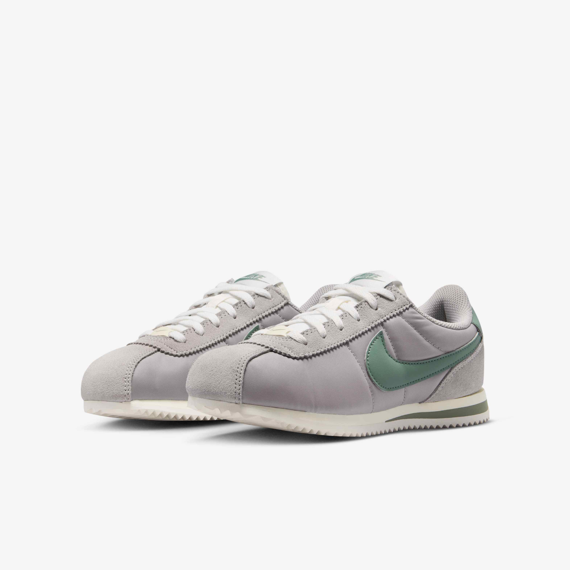 Buy Nike Cortez Textile Older Kids' Shoes College Grey/Sail/Clay