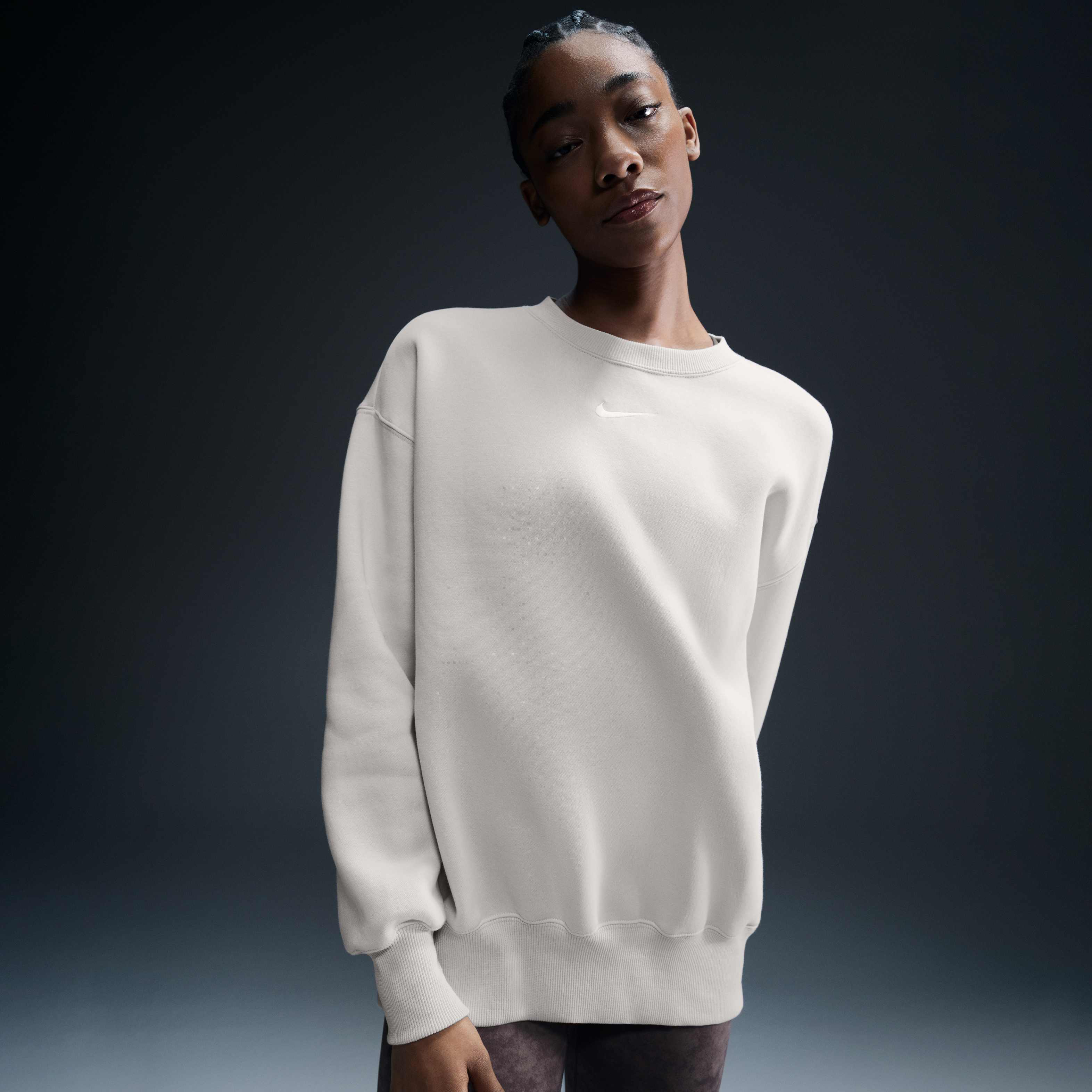 nike sportswear city ready women's fleece crew