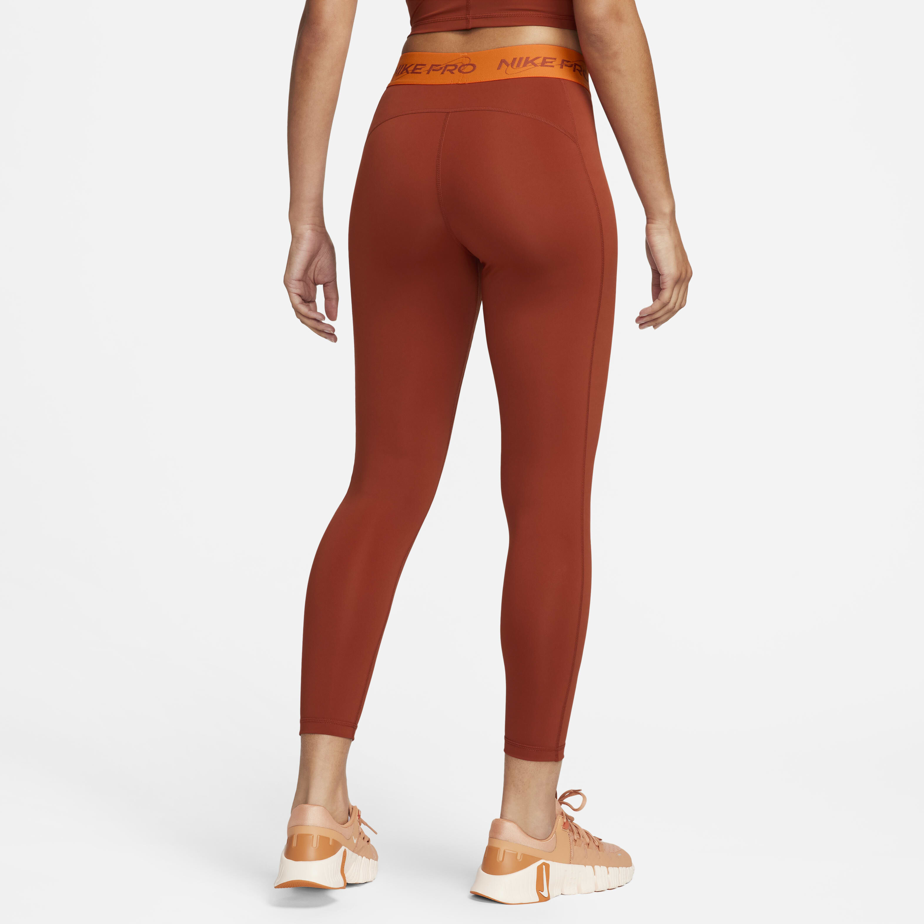 Buy Nike Pro Women s Mid Rise 7 8 Graphic Leggings Nike UAE Official