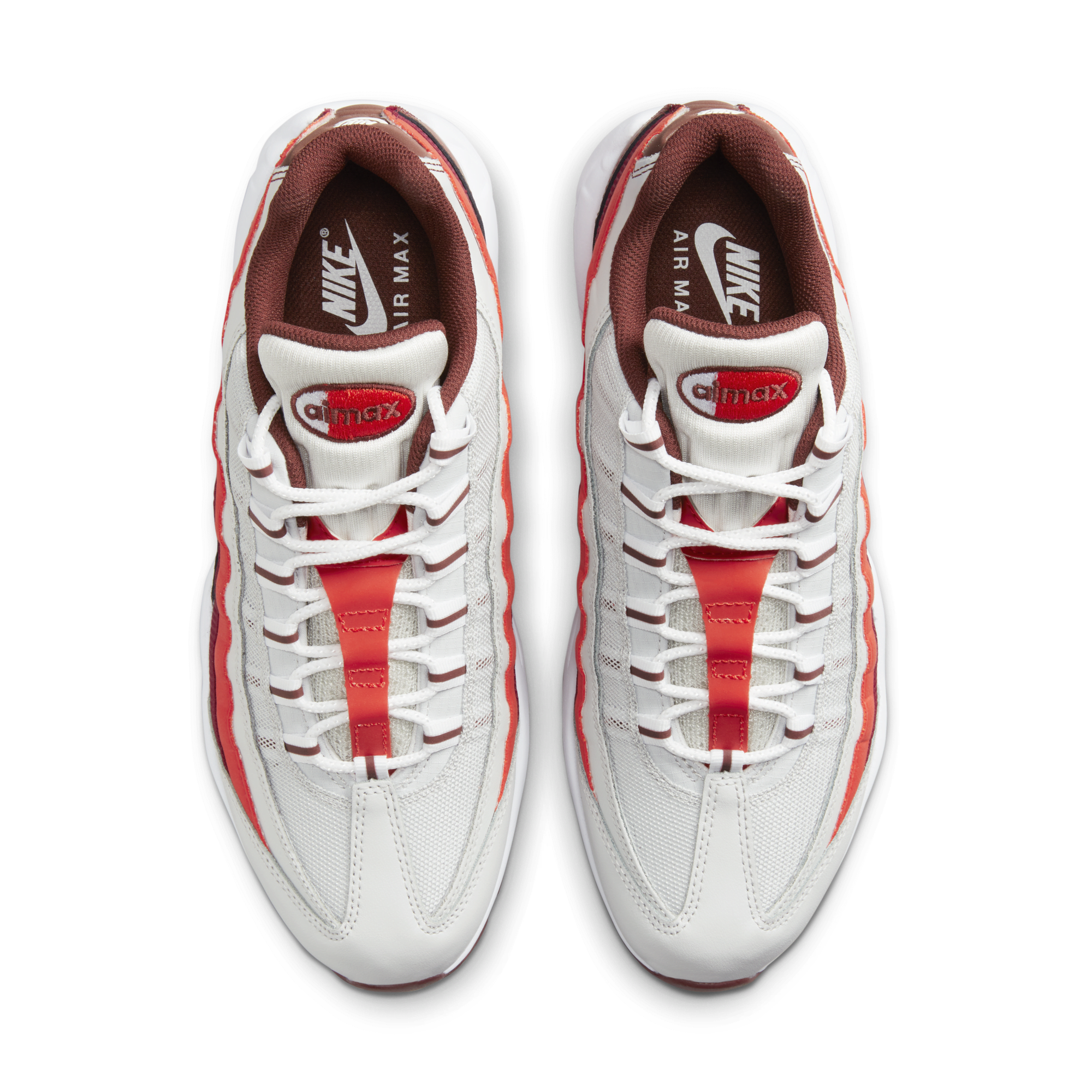 Air max 95 white bright crimson new arrivals