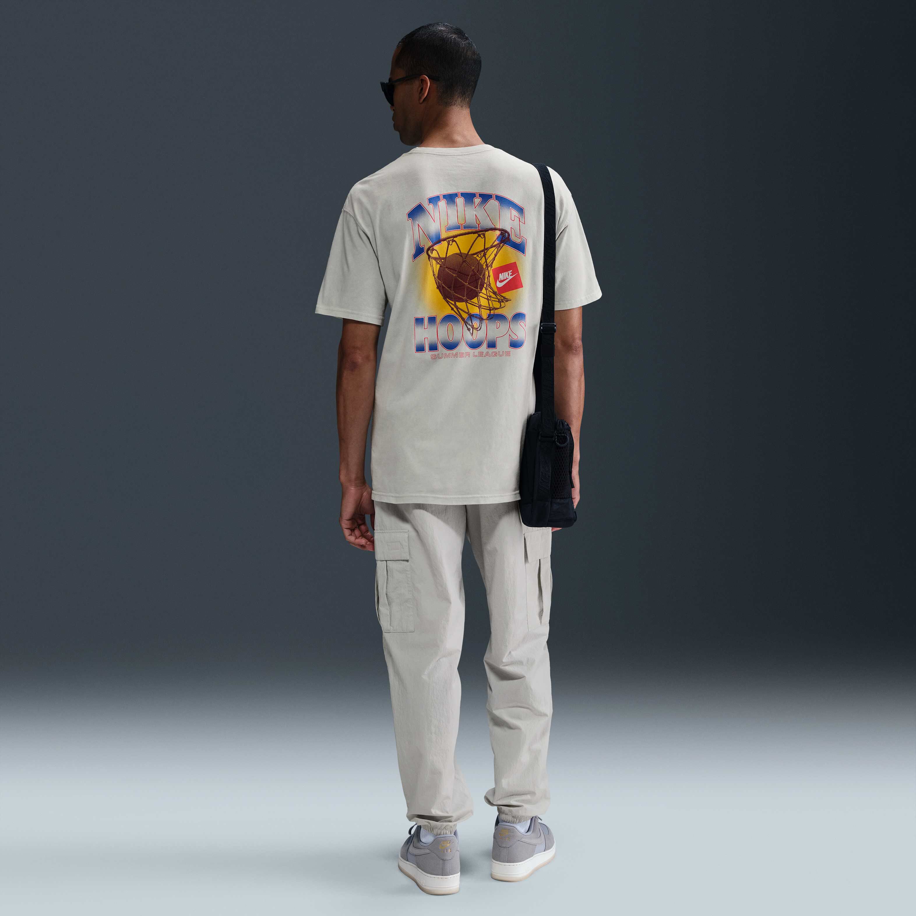 ★Nike★ Max90 Basketball T-Shirt M Photon Dust HJ3435025 HJ MEN'S NIKE MAX90 BASKETBALL T-SHIRT 