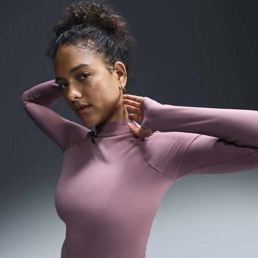 Yoga-Nike, Nike Zenvy, Women's Dri-FIT Long-Sleeve Top Yoga-Nike, Nike Zenvy, Women's Dri-FIT Long-Sleeve Top