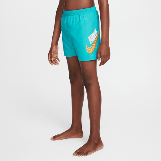 Kids' Swimwear-Nike Swim, Nike Swim Breaker, Big Kids' (Boys') 4" Brief-Lined Volley Shorts