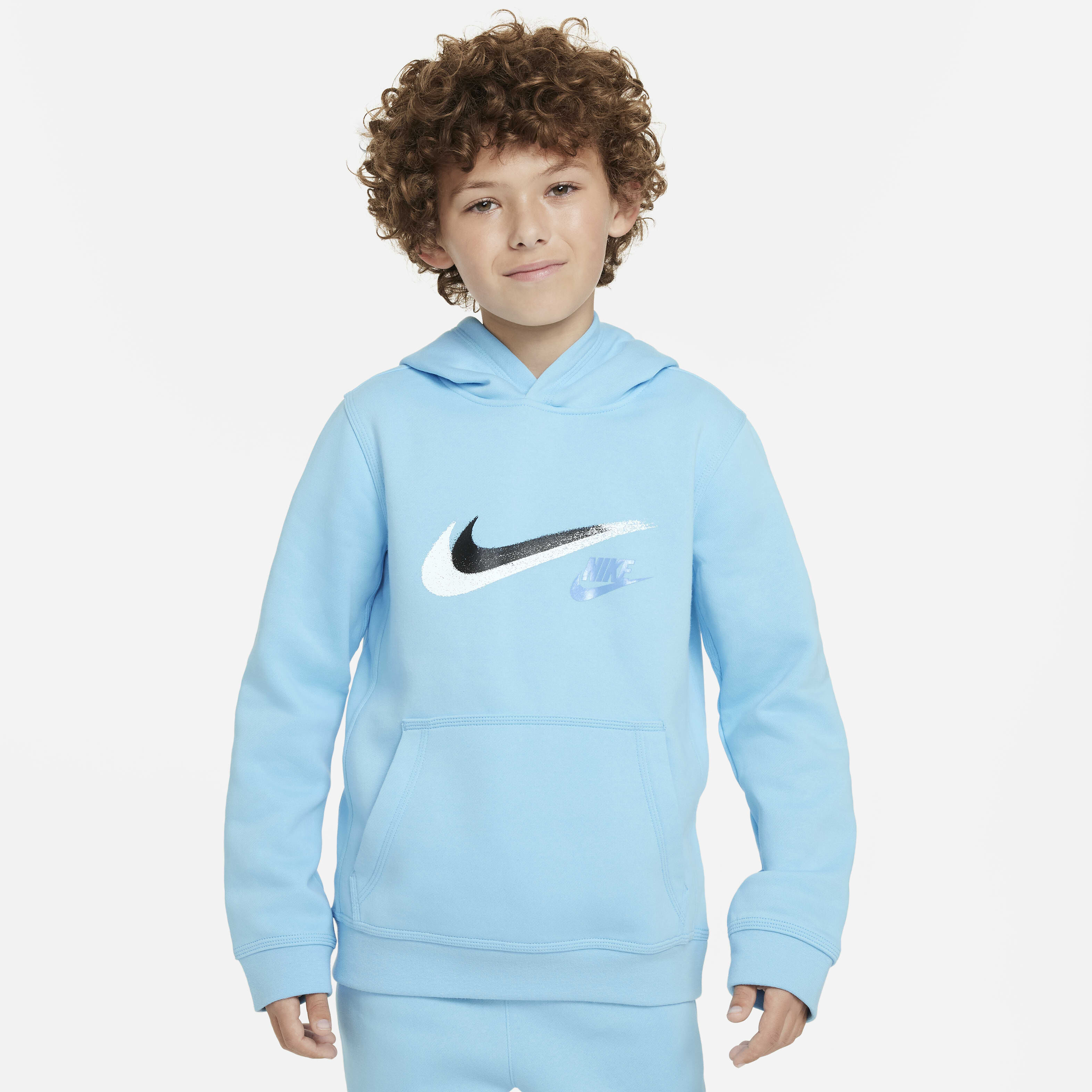 Buy Nike Sportswear Older Kids Boys Fleece Pullover Graphic Hoodie Nike UAE Official