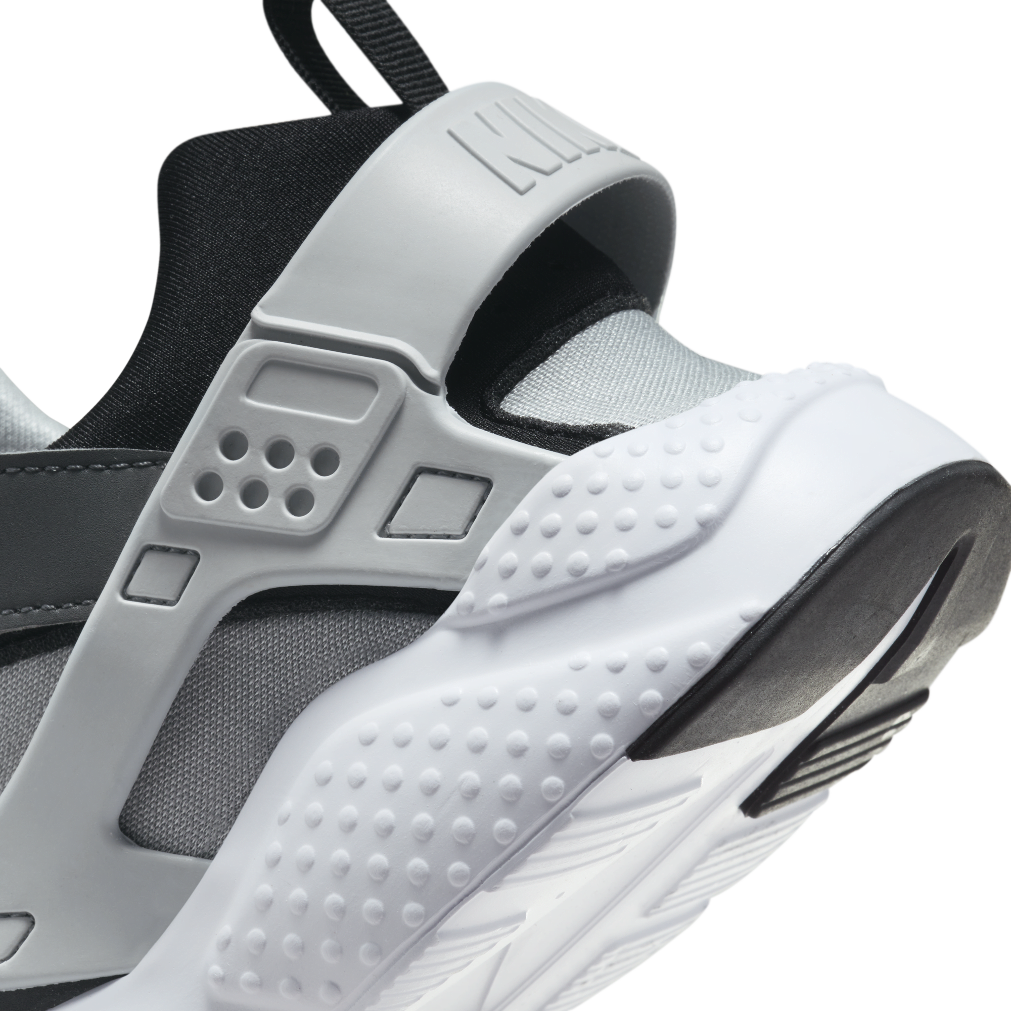Air huarache white/wolf grey-black top