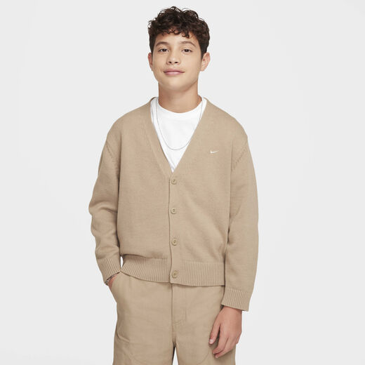Kids' Long Sleeves Shirts-Nike, Nike Sportswear Metro Ground, Older Kids' Cardigan