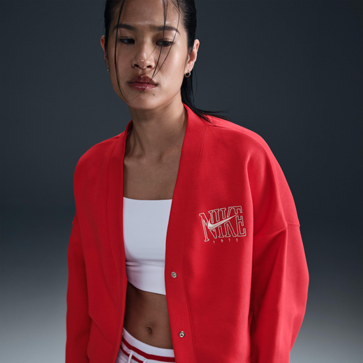 Women's Hoodies & Sweatshirts Sale-Nike, Nike Sportswear Phoenix Fleece, Women's Over-Oversized Graphic Cardigan
