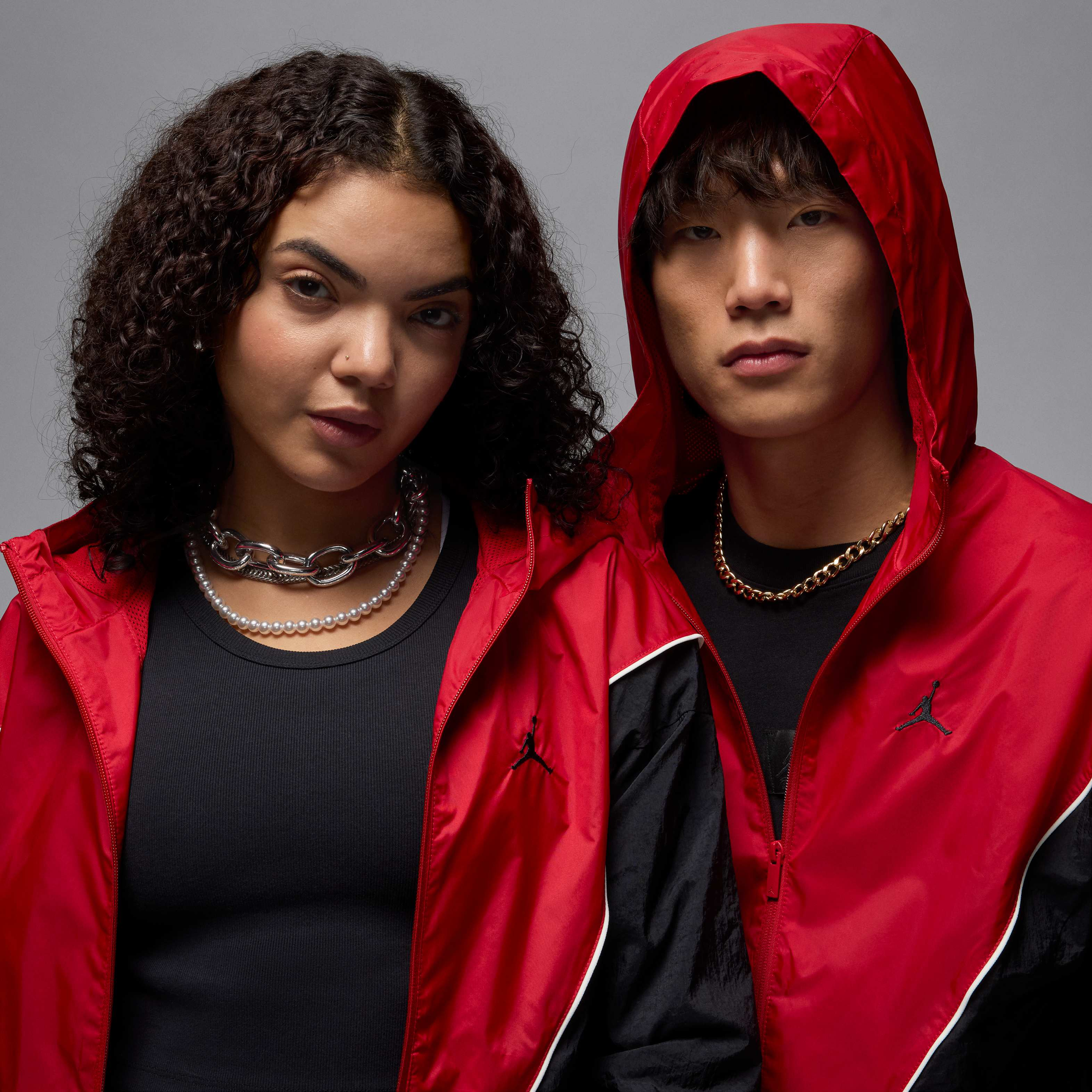 Buy Jordan Brooklyn Men's Hooded Draft Jacket - Varsity Red