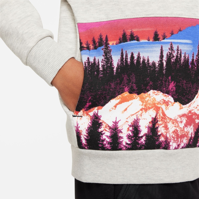 بلوفر فليس برينتد نايكي سبورتسوير سنو داي image number 2 بلوفر فليس برينتد نايكي سبورتسوير سنو داي image number 2