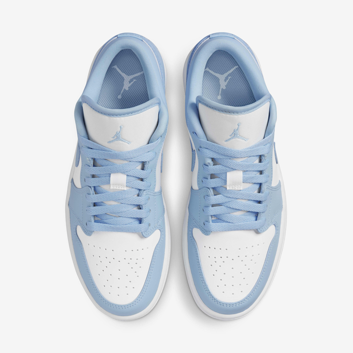 Buy Air Jordan Low Women's Shoes White/Ice Blue Nike UAE