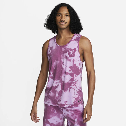 T-Shirts & Tops-Nike, Nike Dri-FIT, Men's All-Over Print Sleeveless Yoga Top