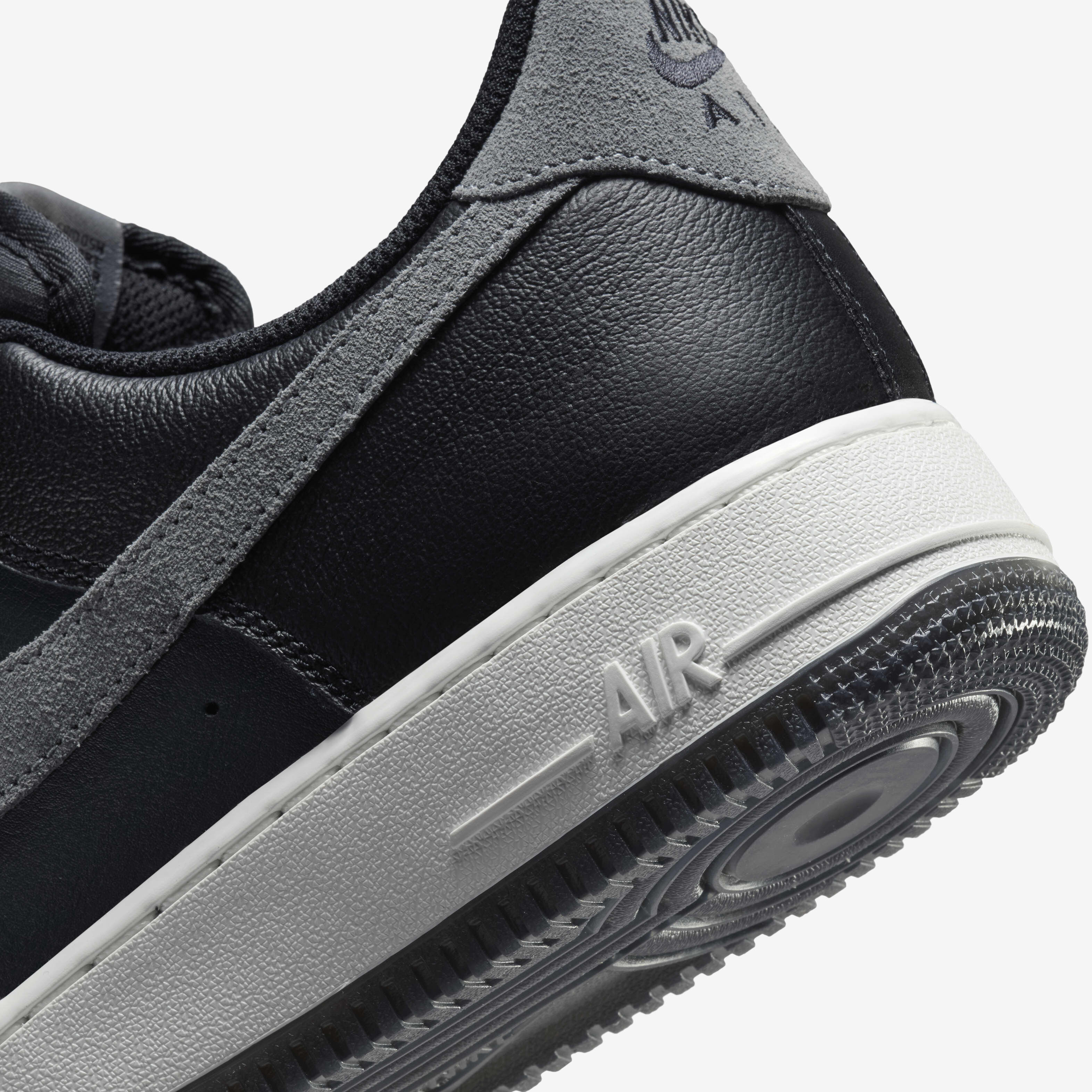 Buy Nike Air Force 1 07 LV8 Men s Shoes Black Dark Smoke Grey Smoke Grey Nike UAE Official