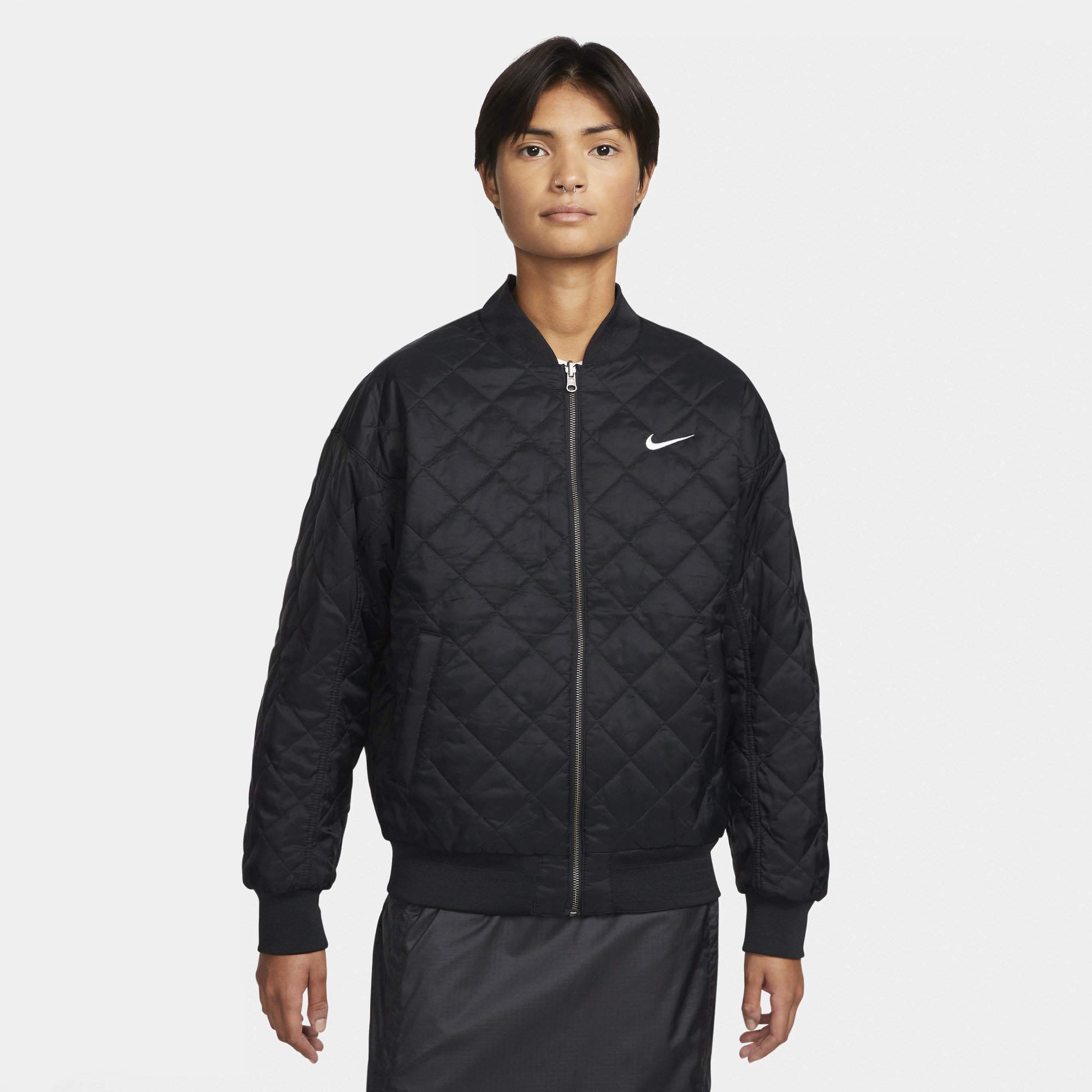 Nike men's clearance reversible bomber jacket
