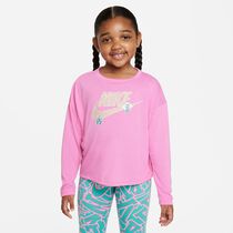 Nike Notebook Print Long Sleeve Knit Top
