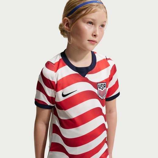 USA-Nike, USMNT 2026 Stadium Home, Older Kids' Nike Dri-FIT Football Replica Shirt